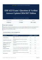 EDF 6223 Exam 1 Questions & Verified Answers Updated 2026&sol;2027 Edition