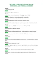 Sped 4000 Usu Final Updated Actual&NewLine;Questions And Correct Answers