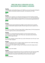 Sped 5301 Quiz 2 Updated Actual&NewLine;Questions And Correct Answers
