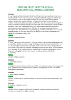 Sped 5301 Quiz 5 Updated Actual&NewLine;Questions And Correct Answers