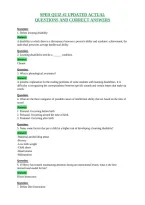 Sped Quiz &num;2 Updated Actual&NewLine;Questions And Correct Answers