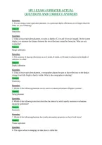 Spi 2 Exam 4 Updated Actual&NewLine;Questions And Correct Answers