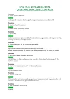 Spi 2 Exam 4 Updated Actual&NewLine;Questions And Correct Answers