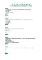 Spi Ii Exam 4 Updated Actual&NewLine;Questions And Correct Answers