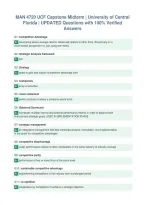MAN 4720 UCF Capstone Midterm &vert; University of Central&NewLine;Florida &vert; UPDATED Questions with 100&percnt; Verified&NewLine;Answers