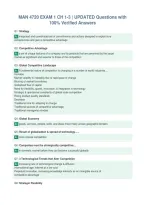 MAN 4720 EXAM 1 CH 1-3 &vert; UPDATED Questions with&NewLine;100&percnt; Verified Answers