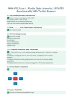 MAN 4720 Exam 1 &vert; Florida State University &vert; UPDATED&NewLine;Questions with 100&percnt; Verified Answers
