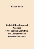 Praxis 5543 Exam 2026 &ndash; Study Guide&comma; Practice Questions&comma; Answers & Rationales&NewLine;&NewLine;