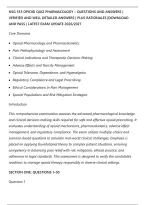 Nsg 533 Opioid Quiz Pharmacology &ndash; Questions And Answers &vert;&NewLine;Verified And Well Detailed Answers &vert; Plus Rationales &vert;Download&NewLine;And Pass &vert; Latest Exam Update 2026&sol;2027