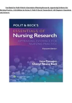 Test Bank For Essentials of Nursing Research &vert; Questions & Answers &vert; 2026&sol;2027 Review