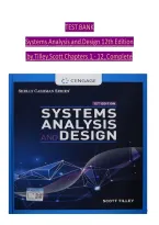 Test Bank for Systems Analysis and Design 12th Edition &vert; Scott Tilley &vert; Chapters 1&ndash;12 Complete Practice Questions with Answers&NewLine;