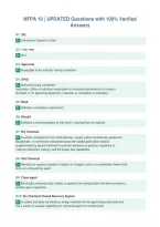 NFPA 10 &vert; UPDATED Questions with 100&percnt; Verified&NewLine;Answers&NewLine;
