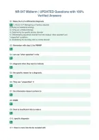 NR-547 Midterm &vert; UPDATED Questions with 100&percnt;&NewLine;Verified Answers