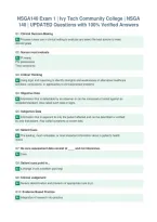 NSGA140 Exam 1 &vert; Ivy Tech Community College &vert; NSGA&NewLine;140 &vert; UPDATED Questions with 100&percnt; Verified Answers