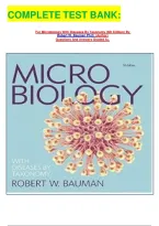 COMPLETE TEST BANK&colon;&NewLine;&NewLine;&NewLine;For Microbiology With Diseases By Taxonomy &lpar;5th Edition&rpar; By Robert W&period; Bauman Ph&period;D&period; &lpar;Author&rpar;&NewLine;Questions And Answers Graded A&plus;&period;&NewLine;&NewLine;