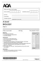 2026 Aqa A-Level Biology Paper 2 