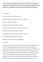 Pn 4003 Final Exam Variation In Health - Sprott Shaw College&lpar;Ssc&rpar; &NewLine;Questions And Answers &vert; Verified And Well Detailed Answers &vert; Plus&NewLine;Rationales &vert; Download And Pass &vert; Latest Exam Update 2026&sol;2027