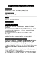 Module 2&colon; Governance and Regulation of Soccer