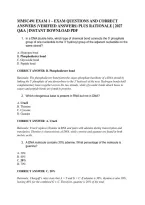 Mmsc491 Exam 1 &ndash; Exam Questions And Correct &NewLine;Answers &lpar;Verified Answers&rpar; Plus Rationale &vert; 2027 &NewLine;Q&A &vert; Instant Download Pdf