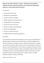 Bmcc Bio 425 Exam Chapter 1-4 Exam &ndash; Questions And Answers &vert;&NewLine;Verified And Well Detailed Answers &vert; Plus Rationales &vert;Download&NewLine;And Pass &vert; Latest Exam Update 2026&sol;2027