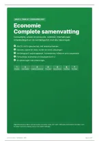 Economie vmbo-tl examen 2027 in 16 pagina's&colon; alle begrippen en rekenregels