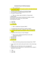 International Finance Fin 4430&colon; Quiz Questions & Answers&comma; fall 2026&sol;27&period;