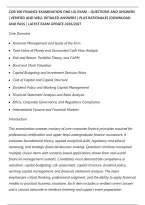 Cob 300 Finance Examination One Liu Exam &ndash; Questions And Answers&NewLine;&vert; Verified And Well Detailed Answers &vert; Plus Rationales &vert;Download&NewLine;And Pass &vert; Latest Exam Update 2026&sol;2027
