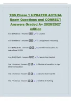 TBS Phase 1 UPDATED ACTUAL&NewLine;Exam Questions and CORRECT&NewLine;Answers Graded A&plus; 2026&sol;2027&NewLine;edition&NewLine;Line 1 Medevac - Answers  Location&NewLine;Line 2 Medevac - Answers  CallSign&sol;Radio Frequency&NewLine;Line 3 MEDEVAC - Answers  Number of casualties by&NewLine;precedence &lpar;U&comma;P&comma;R&rpar;