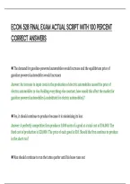 Econ 528 Final Exam Actual Script With 100 Percent&NewLine;Correct Answers