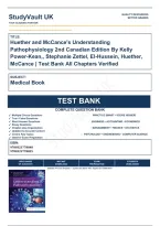 Test Bank Huether and McCance's Understanding Pathophysiology Canadian Edition 2nd Edition By Kelly Power-Kean&comma; Stephanie Zettel&comma; Mohamed Toufic El-Hussein&comma; Kathryn McCance &vert; Test Bank Verified&comma; A&plus; Grade 9780323778848&NewLine;