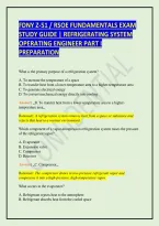 FDNY Z-51 &sol; RSOE Fundamentals Exam Study Guide &vert; Refrigerating System Operating Engineer Part I Preparation