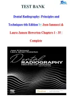 Test Bank For Dental Radiography&colon; Principles and Techniques 6th Edition&NewLine;by Joen Iannucci ISBN 978-0323695503