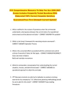 CCC Comprehensive Resource To Help You Ace 2026-2027 &NewLine;Exams Includes Frequently Tested Questions With &NewLine;Elaborated 100&percnt; Correct Complete Solutions  &NewLine;Guaranteed Pass First Attempt&excl;&excl; Current Update&excl;&excl; 