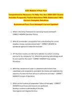 CCC Module 4 Post Test  &NewLine;Comprehensive Resource To Help You Ace 2026-2027 Exams &NewLine;Includes Frequently Tested Questions With Elaborated 100&percnt; &NewLine;Correct Complete Solutions  &NewLine;Guaranteed Pass First Attempt&excl;&excl; Current Update&excl;&excl; 