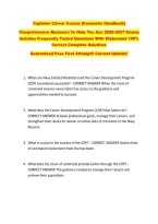 Captains Career Course &lbrace;Counselor Handbook&rcub;  &NewLine;Comprehensive Resource To Help You Ace 2026-2027 Exams &NewLine;Includes Frequently Tested Questions With Elaborated 100&percnt; &NewLine;Correct Complete Solutions  &NewLine;Guaranteed Pass First Attempt&excl;&excl; Current Update&excl;&excl;