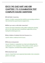 Edco 740 Quiz Hart And Ksir&NewLine;Chapters 1 To 5 Examination Test&NewLine;Complete Solved Questions