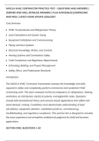 Nascla Hvac Contractor Practice Test &ndash; Questions And Answers &vert;&NewLine;Verified And Well Detailed Answers &vert; Plus Rationales &vert;Download&NewLine;And Pass &vert; Latest Exam Update 2026&sol;2027