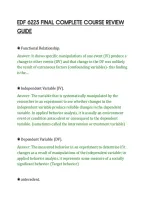 Edf 6225 Final Complete Course Review&NewLine;Guide&NewLine;