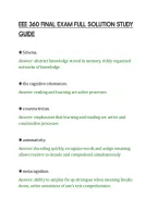 Eee 360 Final Exam Full Solution Study&NewLine;Guide