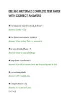 Eee 360 Midterm 2 Complete Test Paper&NewLine;With Correct Answer
