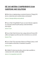 Eee 360 Midterm Comprehensive Exam&NewLine;Questions And Solutions