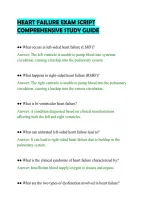 Heart Failure Exam Script&NewLine;Comprehensive Study Guide
