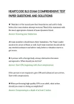 Heartcode Bls Exam Comprehensive Test&NewLine;Paper Questions And Solutions