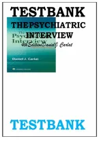 The Psychiatric Interview 4th Edition by Daniel J&period; Carlat Test Bank &vert; Psychiatry Practice Questions & Answers &vert; PDF Study Resource