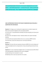 Hesi Comprehensive Review For The Next Generation Nclex-Rn &NewLine;&lpar;Ngn&rpar; &mdash; 300 Questions Exam &mdash; Complete Study - Exam Questions &NewLine;Latest Edition 2026 &ndash; 2027  Version Solved Questions & Answers