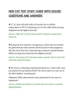 Hesi Cat Test Study Guide With Solved&NewLine;Questions And Answers&NewLine;