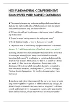 Hesi Fundamental Comprehensive&NewLine;Exam Paper With Solved Questions