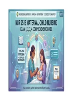 NUR 2513 &sol; NUR 2513 Exam &lbrack;1 2 3 4&rsqb; &vert; Rasmussen University &vert; Maternal-Child&NewLine;Nursing Exam Prep &plus; Practice 100 Q&A &plus;&NewLine;Rationales 2026&sol;2027 