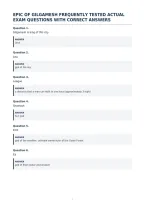 Epic Of Gilgamesh Frequently Tested Actual&NewLine;Exam Questions With Correct Answers&NewLine;