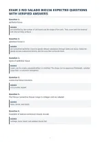 Exam 3 Rio Salado Bio156 Expected Questions&NewLine;With Verified Answers